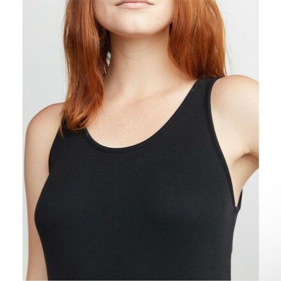 MARINE LAYER | Black Tank Style Maxi Dress with Ruffle Flare Women’s Size Small - Picture 4 of 11